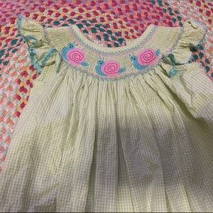 Smocked bubble romper 24 months